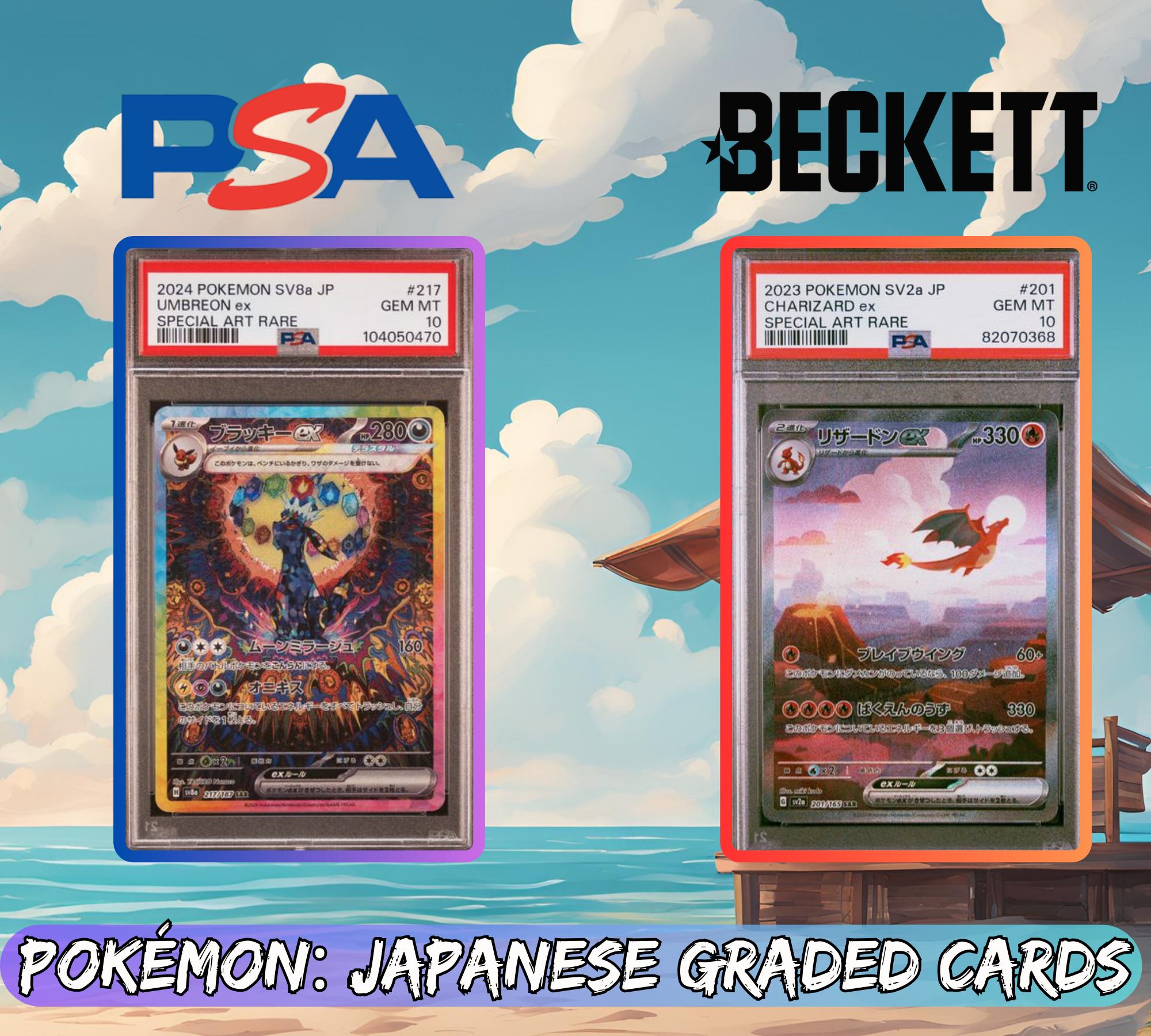 Pokemon TCG Japanese Graded Cards (PSA, BGS, Beckett, CGC, ACE)