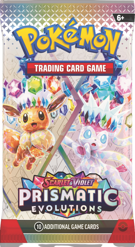 prismatic evolutions booster box uk Pokémon TCG Prismatic Evolutions Booster Pack - 10 Cards